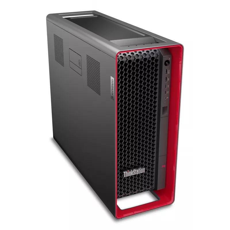 Workstation Lenovo ThinkStation P8 con AMD Threadripper PRO 9965WX, 128 GB DDR5-6400, 1 TB SSD, Windows 11 Pro, fuente de alimentación 1000W