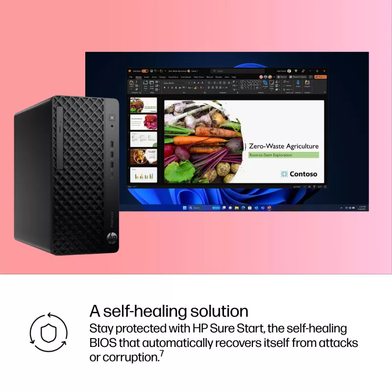 HP ProDesk 4 Tower G1i PC de sobremesa AI Intel Core Ultra 5 225 16 GB DDR5-SDRAM Windows 11 Pro