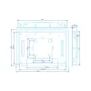 ProDVX FM-10S — soporte de monitor negro, 270×188×27,4 mm, 0,67 kg, 1 ud.