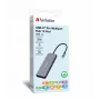 Verbatim CMH-14 USB Type-C 5000 Mbit/s plateado