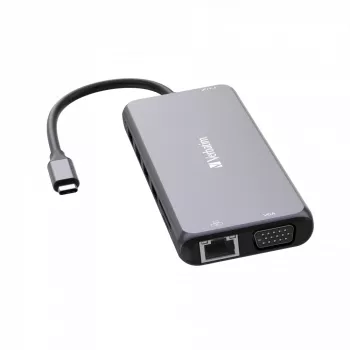 Verbatim CMH-14 USB Type-C 5000 Mbit/s plateado