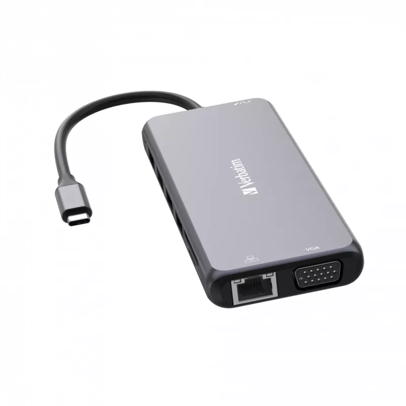 Verbatim CMH-14 USB Type-C 5000 Mbit/s plateado