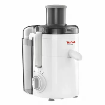 Exprimidor eléctrico de tomate Tefal Frutelia ZE370138 — blanco, regulación de velocidad por niveles