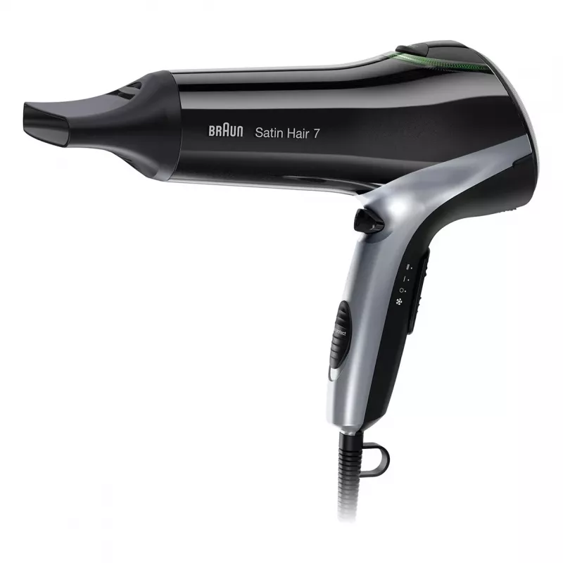 Secador de pelo Braun HD710 2200 W Negro, Plata