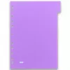 Separador Elba Oxford 400005445 — A4 polipropileno (PP), colores surtidos, 6 uds., 227×300 mm