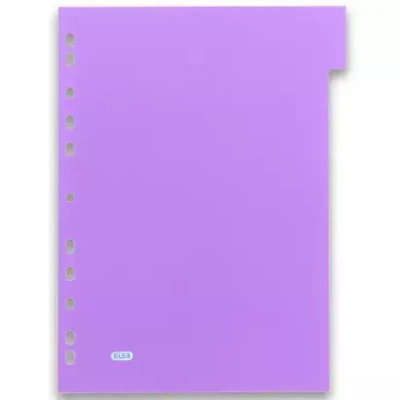 Separador Elba Oxford 400005445 — A4 polipropileno (PP), colores surtidos, 6 uds., 227×300 mm
