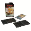 Tefal XA800112 placas para sándwich tostado para SW852, negro