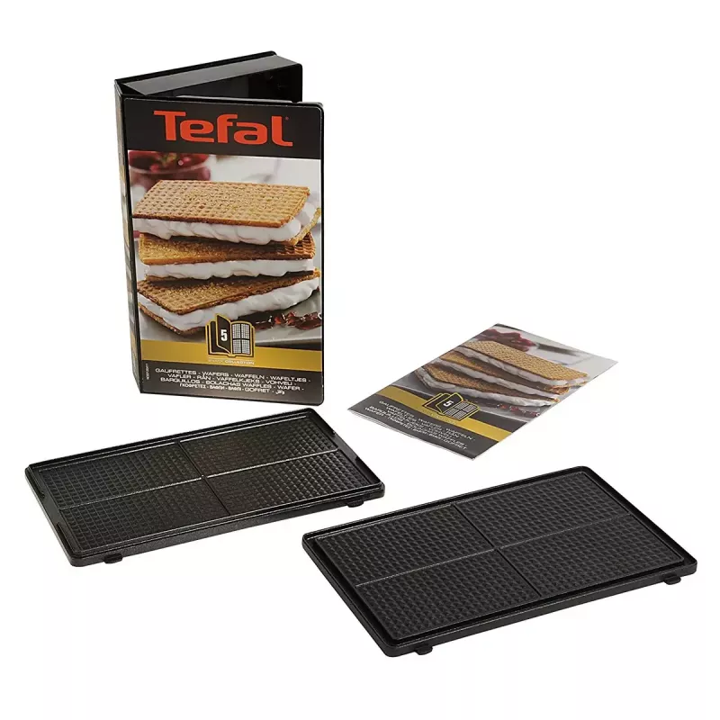 Tefal XA800512 placas para gofres para SW852, negro