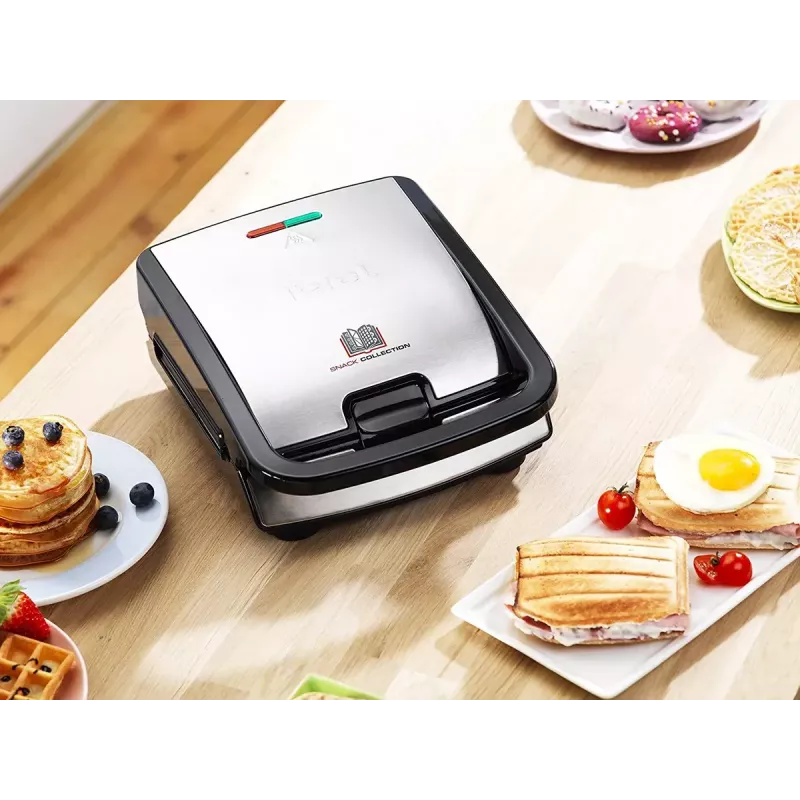 Tefal XA800512 placas para gofres para SW852, negro