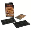 Tefal XA800612 placas para gofres en forma de corazón para SW852 Sandwich Maker, negro