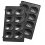 Placas para madeleines Tefal XA801512, negras