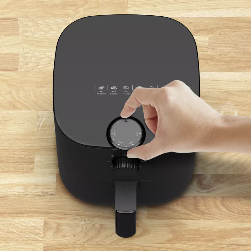 Freidora de aire Tefal Easy Fry EY1308 Single 3,5 l de pie 1030 W negra