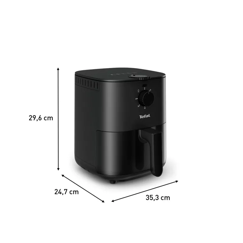 Freidora de aire Tefal Easy Fry EY1308 Single 3,5 l de pie 1030 W negra
