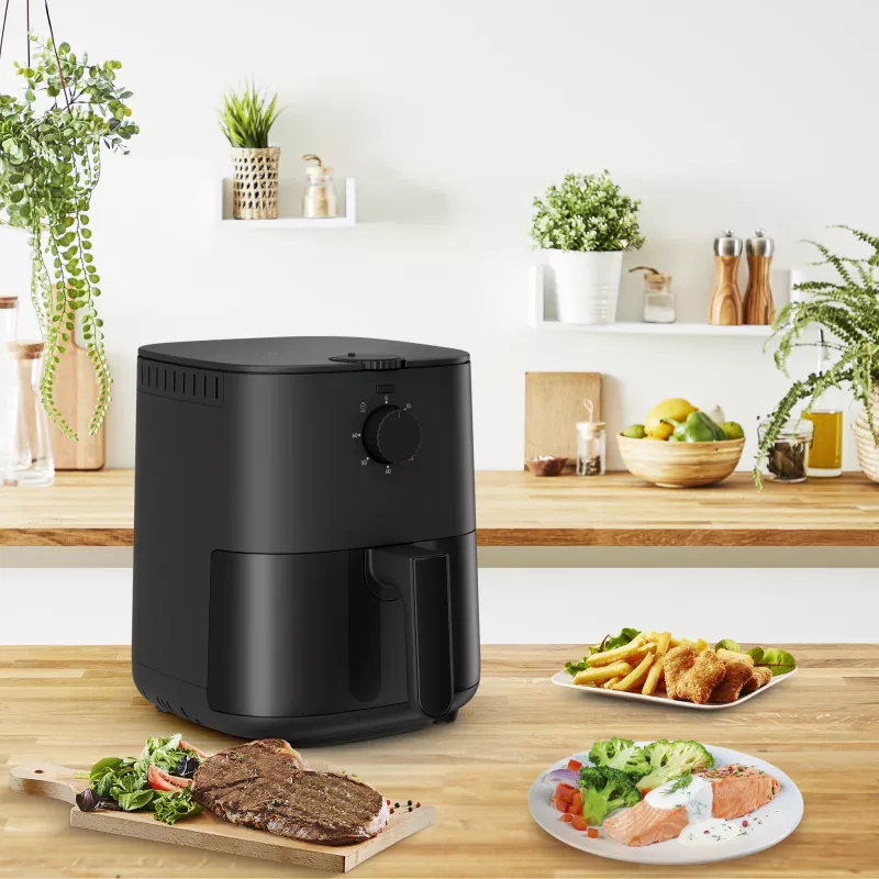 Freidora de aire Tefal Easy Fry EY1308 Single 3,5 l de pie 1030 W negra