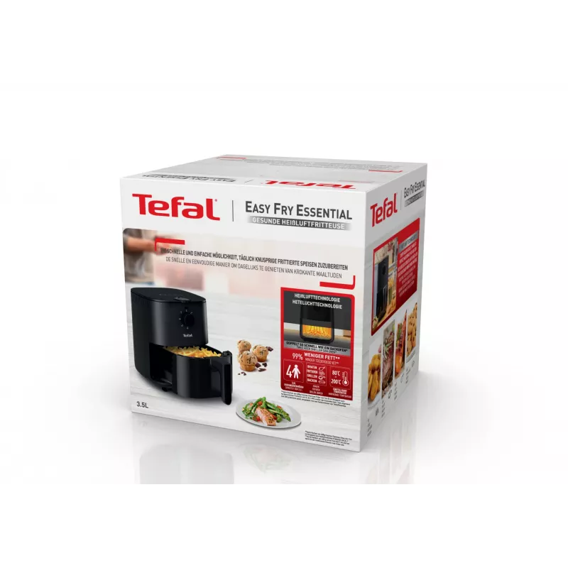 Freidora de aire Tefal Easy Fry EY1308 Single 3,5 l de pie 1030 W negra