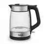 Hervidor de cristal Tefal KI605830 hervidor eléctrico 1,7 L 2200 W negro, plateado, transparente