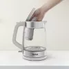 Hervidor de cristal Tefal KI605B30 hervidor eléctrico 1,7 L 2200 W gris, plateado, transparente