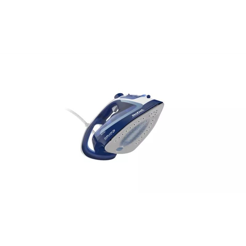 Tefal EasyGliss Plus FV5735 Plancha en seco y vapor Suela Durilium 2500 W Azul, Blanco