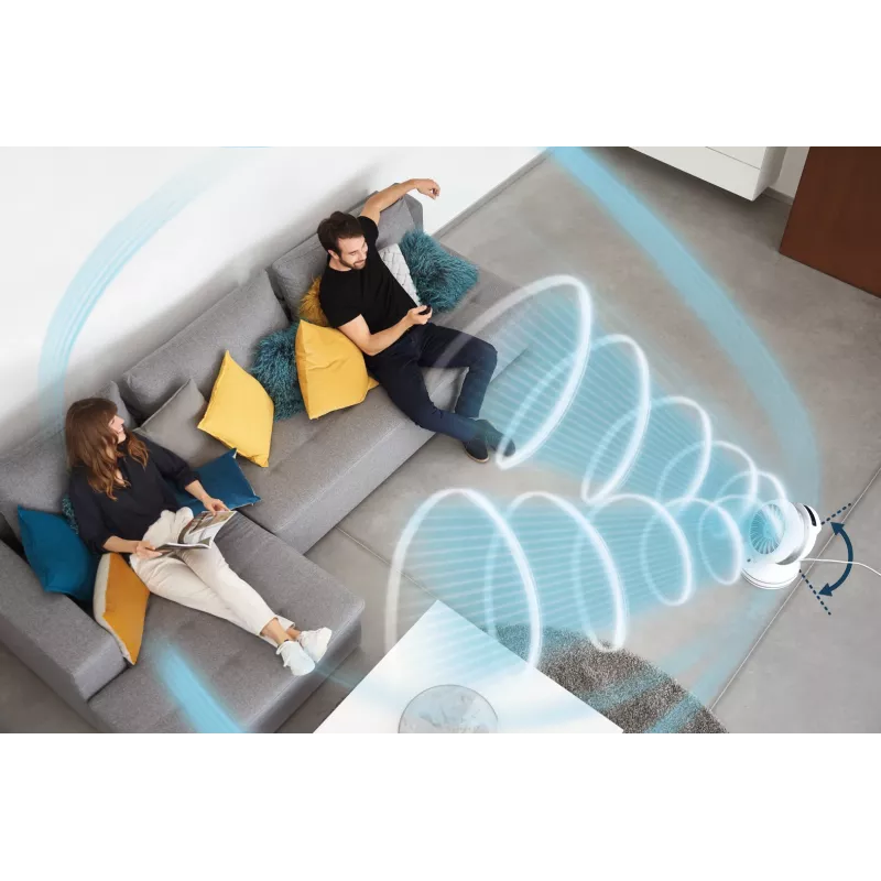 Rowenta HQ7152 Interior Blanco, Plata Ventilador calefactor eléctrico