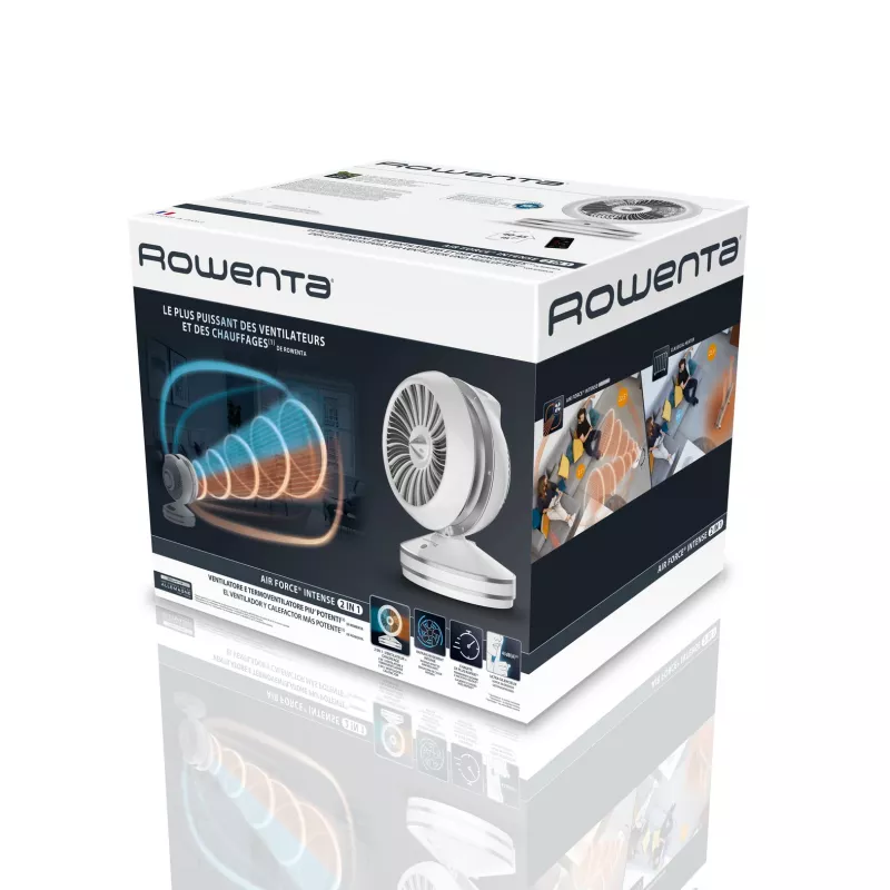 Rowenta HQ7152 Interior Blanco, Plata Ventilador calefactor eléctrico