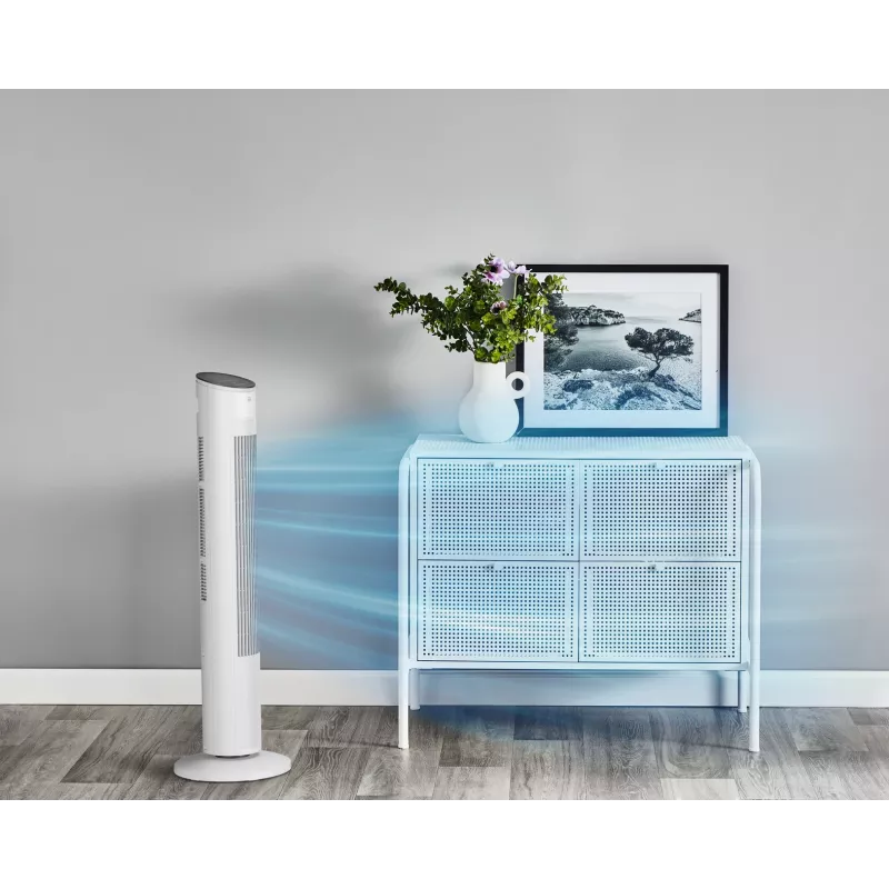 Ventilador de torre doméstico Rowenta Eole VU6871 Blanco 40W AC 220-240V