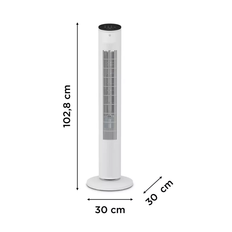 Ventilador de torre doméstico Rowenta Eole VU6871 Blanco 40W AC 220-240V