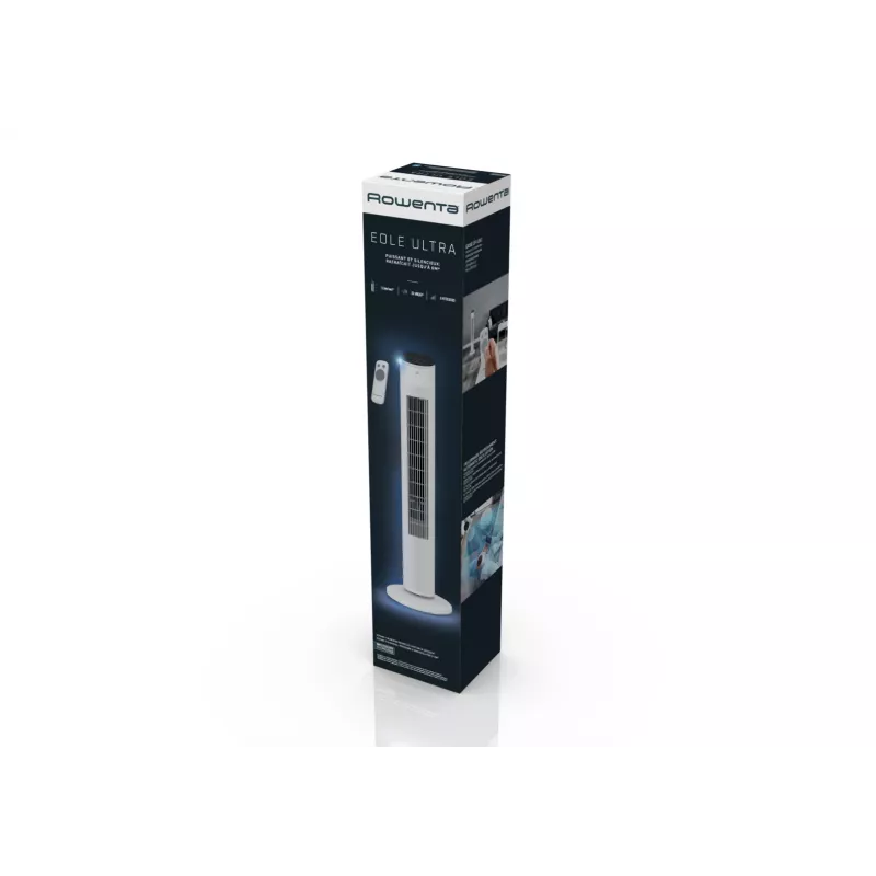 Ventilador de torre doméstico Rowenta Eole VU6871 Blanco 40W AC 220-240V