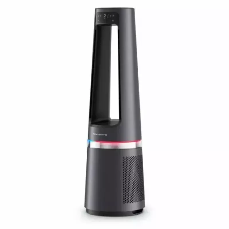 Purificador de aire Rowenta Eclipse 3-in-1 Connect QU5072 para hasta 50 m², 130 m³/h, 62 dB, Plata