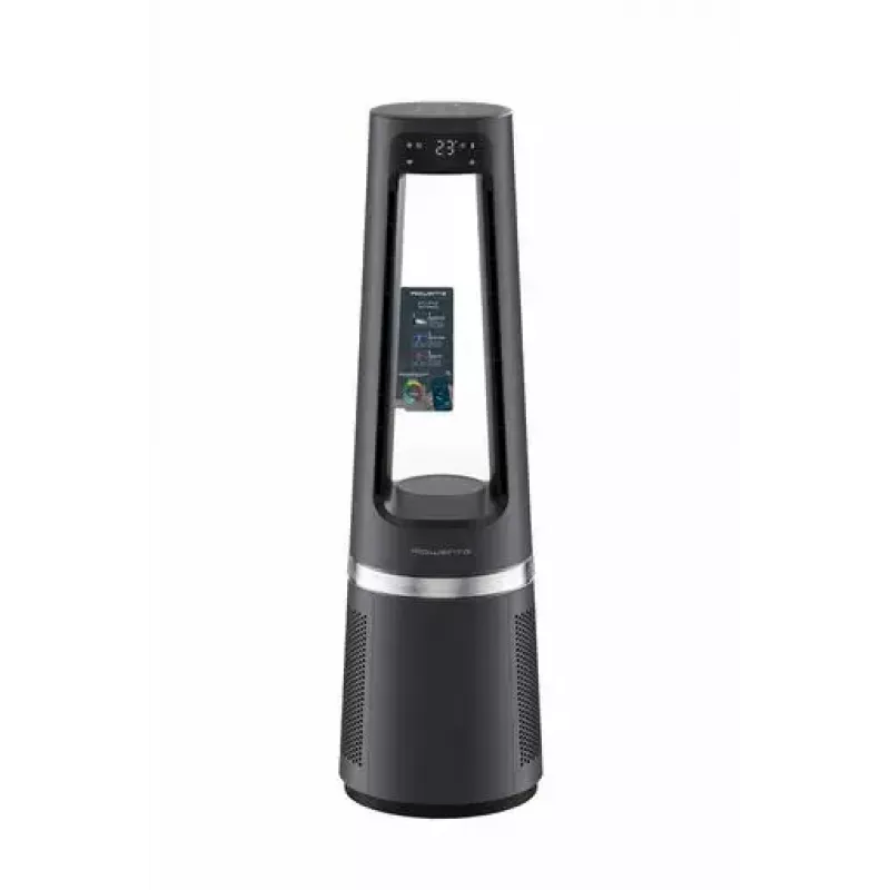Purificador de aire Rowenta Eclipse 3-in-1 Connect QU5072 para hasta 50 m², 130 m³/h, 62 dB, Plata