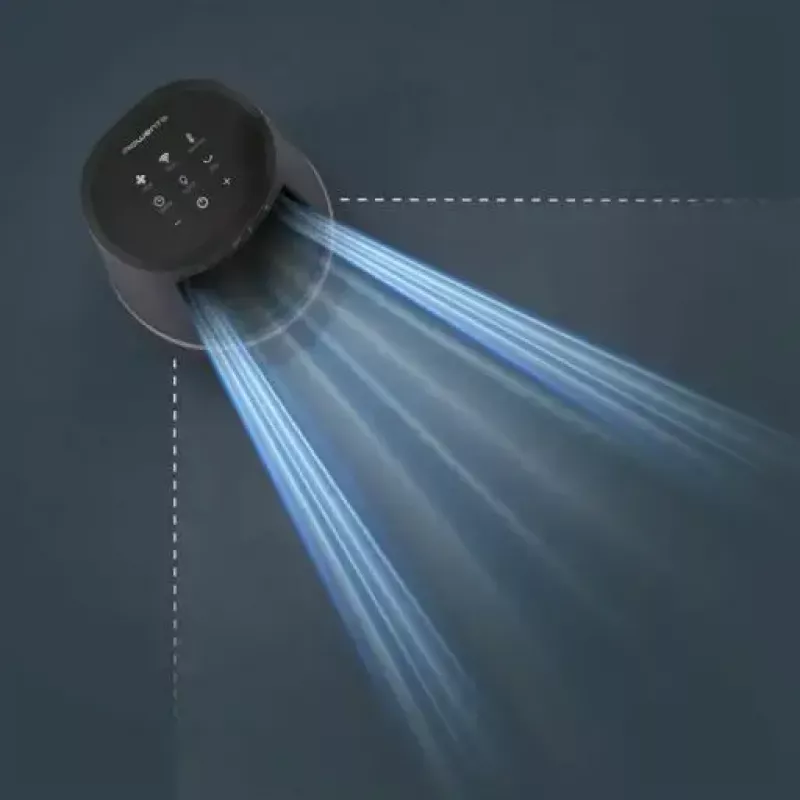 Purificador de aire Rowenta Eclipse 3-in-1 Connect QU5072 para hasta 50 m², 130 m³/h, 62 dB, Plata