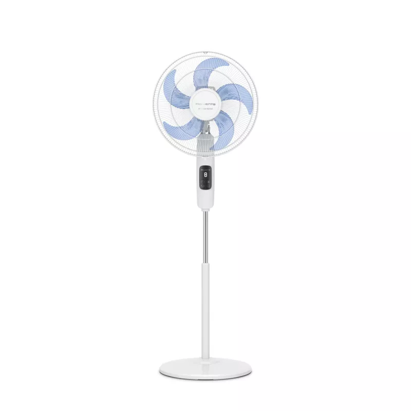 Ventilador de suelo doméstico Rowenta Turbo Silence VU5450F0, 32 W, 1470 mm de altura, blanco