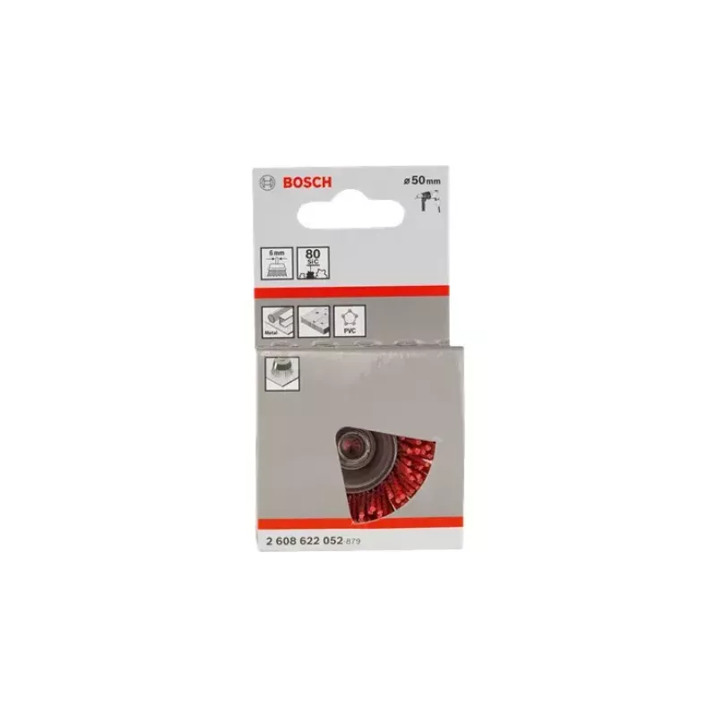 Cepillo de alambre de vaso Bosch 2608622052 Cerda de nylon Diámetro 5 cm Grosor 1,1 mm