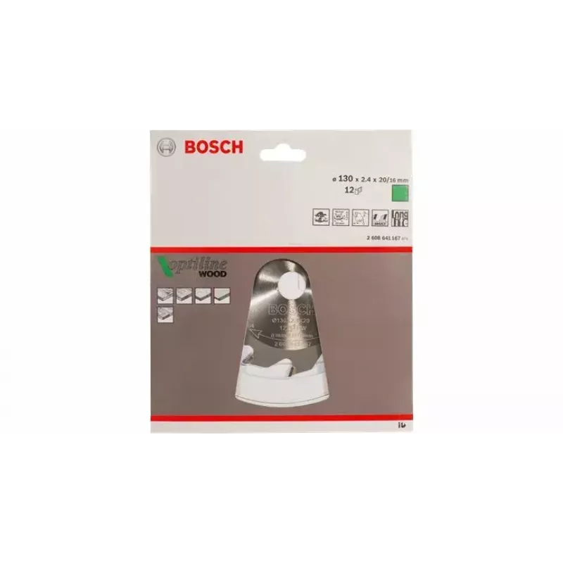 Hojas de sierra circular Bosch Optiline Wood 2608641171