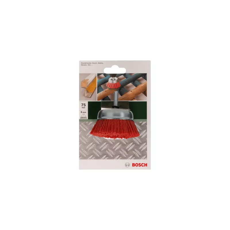 Bosch 2 609 256 525 cepillo de alambre/cepillo de vaso 7,5 cm