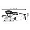 Bosch 0 601 292 801 lijadora orbital portátil lijadora orbital 11000 rpm 22000 OPM