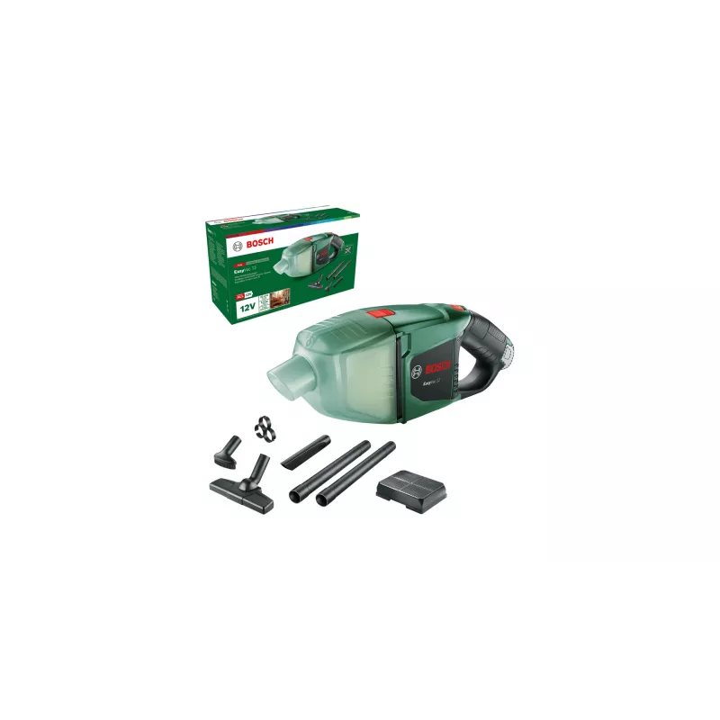 Bosch EasyVac 12 aspirador de batería 2 en 1 en seco sin bolsa verde