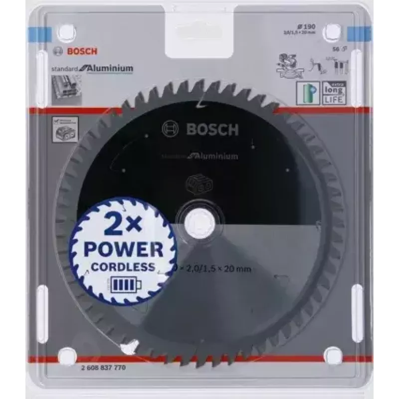 Bosch 2 608 837 770 Hoja de sierra circular 19 cm 1 ud.