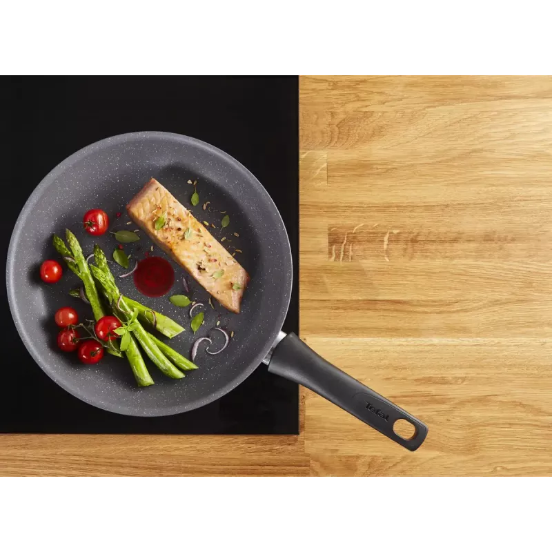 Sartén multiusos Tefal Healthy Chef G15004 Redonda 24 cm Gris