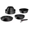 Set de ollas Tefal Ingenio L76391 – set mixto de aluminio, 4 piezas (ollas Ø16/18/20 cm) negro
