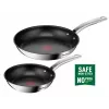 Set de sartenes Tefal Intuition B817S255 — sartenes de acero inoxidable 20 cm y 26 cm