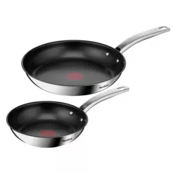 Set de sartenes Tefal Intuition B817S255 — sartenes de acero inoxidable 20 cm y 26 cm