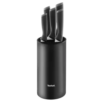 Set de cuchillos de cocina Tefal K2216S74 — hojas de acero inoxidable, 20 cm de longitud de hoja, set de 5 piezas