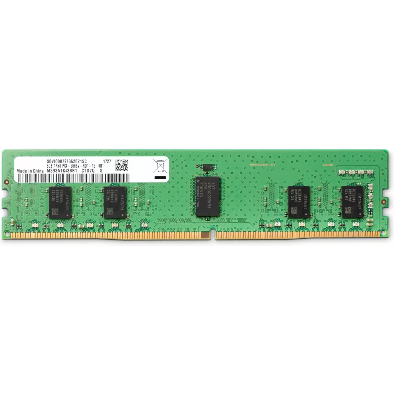 HP 8GB DDR4-2666 DIMM, 8 GB, 1 x 8 GB, DDR4, 2666 MHz, DIMM de 288 pines
