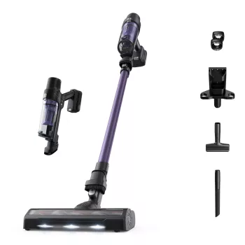 Rowenta RH6A31 Aspirador de escoba 2 en 1 batería en seco sin bolsa 140 W Negro, Morado