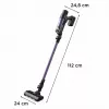 Rowenta RH6A31 Aspirador de escoba 2 en 1 batería en seco sin bolsa 140 W Negro, Morado