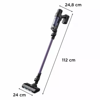 Rowenta RH6A31 Aspirador de escoba 2 en 1 batería en seco sin bolsa 140 W Negro, Morado