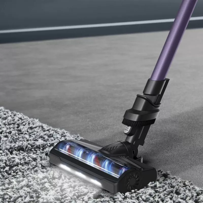 Rowenta RH6A31 Aspirador de escoba 2 en 1 batería en seco sin bolsa 140 W Negro, Morado