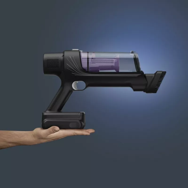Rowenta RH6A31 Aspirador de escoba 2 en 1 batería en seco sin bolsa 140 W Negro, Morado