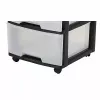 Unidad de cajones de almacenamiento Curver 0806770146 — 5 cajones, 20 L cada uno, negro/transparente, 37×39×100 cm