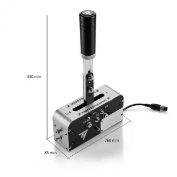 Freno de mano Thrustmaster 4060306 USB negro plata para PC PS4 PS5 Xbox